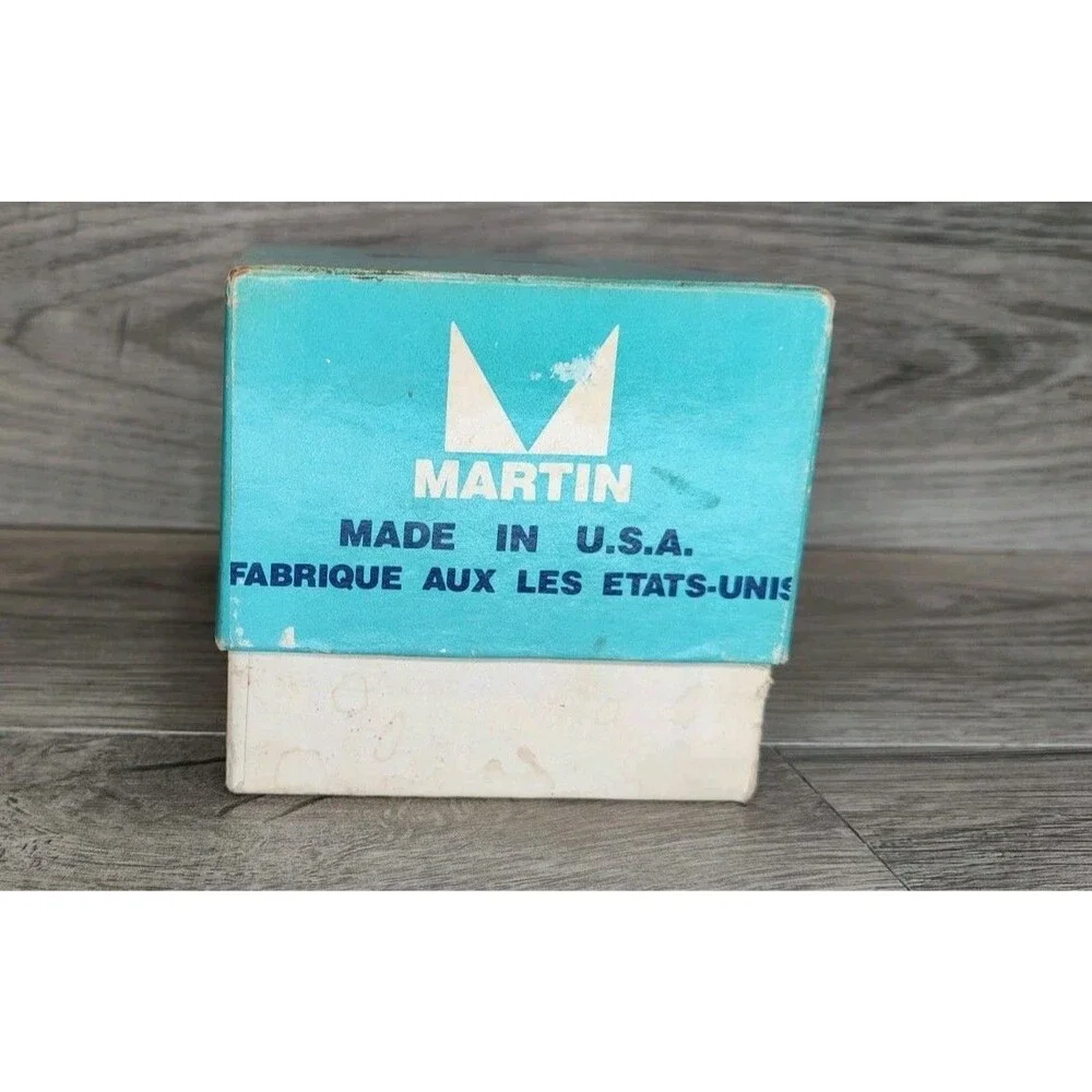 Vintage Martin Fishing Reel Box Empty Only USA Made Fly Reel Tackle Box